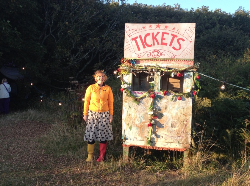 Ticket booth at Wild Woodland Ball
